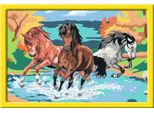Ravensburger 28492 Ravensburger Malen-Nach-Zahlen Stolze Wildpferde
