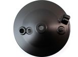 Piastra Freno Posteriore Con Foro Per Cavo Freno Esterno Nero Opaco Simson
