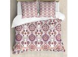 Abakuhaus Set Copripiumino Nautico Per Letti Matrimoniali, Elementi Dell'oceano, Antiacaro, Adatto A Chi Soffre Di Allergie, Con Federe, Multicolore