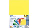 Folia 614/50 99 Cartoncino Fotografico, A4, 300G/M², 50 Fogli, 25 Colori Assortiti