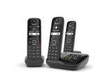 Gigaset AS690 A Trio Festnetztelefon Farbdisplay Anrufbeantworter mit 3 Handteilen