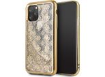 Guess Guhcn58Peolggo Iphone 11 ProzłOty/Oro Custodia Rigida 4G Peony Liquid Glitter