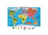 Mappa Del Mondo Magnetica Janod In Inglese