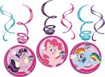 Ghirlanda A Spirale Per Soffitto My Little Pony 6 Pezzi Colorati - Taglia Unica