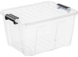 Plast Team 22320803 Plast Team Storage Box Home Box, 30 Litri, Trasparente