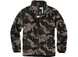 Brandit - Giacca In Pile Teddyfleece Camo Scuro - 5XL