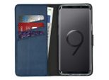 Custodia Per Samsung Galaxy S9 - Vera Pelle - Custodia Selencia Flip Flap - Blu