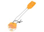 Spazzola In Silicone Birkmann, Piccola, Arancione, 18,5 X 3 Cm, In Silicone Alimentare, Senza Bpa, 421844