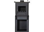 Kaminofen / Küchenherd Globe-fire Ceres cooking Guss schwarz 6kW