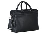 Leonhard Heyden Cartella Laptop Bag Con Scomparto Per Laptop Berlin Zipped Briefcase 2 Compartments Black Nero