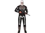 Costume Da Soldato Scheletro Per Uomo, Taglia:L