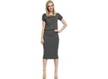 Donna Kleid Knielang Top Sommerkleid; Grafit/L/40
