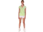 Camicia Lunga Da Donna Tunica T-Shirt Estiva Con Scollo A V; Pistacchio/S/M 36/38