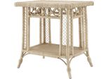 Casa Padrino Tavolino In Rattan Colori Naturali 75 X 55 X H. 77 Cm - Mobili Soggiorno