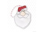 Modello Fuori Produzione Luca-S Ciondolo A Punto Croce "Father Christmas"", Schema Contato, 8,5X10,5 Cm"