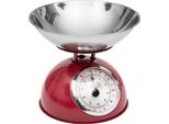 Bilancia Meccanica Retrò In Metallo Rosso Modello RM-2020 Bilancia Di Precisione Dal Design Nostalgico E Dall'elevata Accuratezza