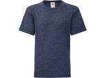Maglietta Fruit Of The Loom Jungen Iconic PC3388 (164) (Marineblau)
