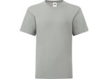 Maglietta Fruit Of The Loom Jungen Iconic PC3388 (128) (Zink-Grau)
