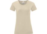 Maglietta Fruit Of The Loom Iconic Da Donna, Manica Corta PC3400 (L) (Natura)