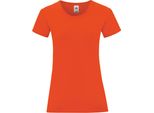 Maglietta Fruit Of The Loom Iconic Da Donna, Manica Corta PC3400 (2XL) (Rosso Fuoco)