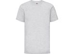 T-Shirt Fruit Of The Loom Per Bambini, Manica Corta (2 Pezzi/Confezione) BC4269 (3-4 Anni (104)) (Grigio Screziato)