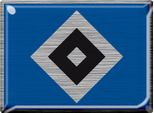 Hamburger Sv Hsv Adesivo 3D Calcio Diamante Metallico