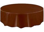 Tovaglia Di Plastica Unique Party, Rotonda SG14891 (213 Cm) (Marrone)