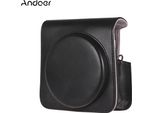 Andoer Custodia Protettiva In Pelle Pu Con Cinturino Regolabile Per Fotocamera Istantanea Fujifilm Instax Square SQ6 Nero