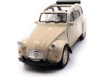 Onwomania CitroëN 2CV Modellauto In Beige Cabrio Offen Mst. 1:34