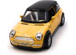 Onwomania Modellauto Mini Cooper Gelb Auto Mst. 1:34-39