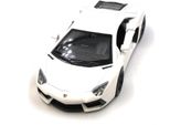 Onwomania Modellauto Lamborghini Aventador Sportwagen Weiß Auto Mst. 1:34-39