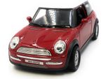 Onwomania Modellauto Mini Cooper Rot Auto Mst. 1:34-39