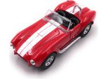 Onwomania Shelby Cobra Modellauto Cabrio Sportwagen Oldtimer Auto Rot Mst. 1:34