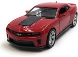 Onwomania Modellauto Chevrolet Camaro ZL1 Muscle Car Weinrot Auto Mst. 1:34-39