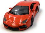 Onwomania Modellauto Lamborghini Aventador Sportwagen Rot Auto Mst. 1:34-39