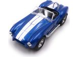Onwomania Shelby Cobra Modellauto Cabrio Sportwagen Oldtimer Auto Blau Mst. 1:34