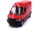 Onwomania Mercedes Benz Sprinter Panel Van Rot Modellauto Auto Mst. 1:34