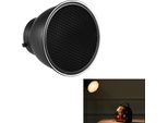Paralume Riflettore Standard Da 7'' Con Griglia A Nido D'ape A 60° Per Attacco Bowens, Flash Da Studio, Speedlite