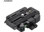 Andoer Adattatore Per Treppiede Per Videocamera Con Piastra A Sgancio Rapido Compatibile Con La Testa Manfrotto 501 500 Ah 701HDV 503HDV Q5
