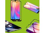 Per Xiaomi Redmi Note 8 2X 9D Display H9 Vetro Temperato Nero Pellicola Armatura Protezione