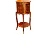 Casa Padrino Cassettiera Barocca Marrone 80 X 40 Cm - Tavolino In Stile Antico - Tavolino Da Telefono - Arredamento