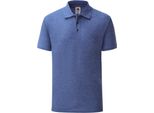 Polo Fruit Of The Loom 65/35 Herren Piqué, Kurzarm BC388 (Xl) (Royal Meliert)