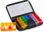 Relaxdays 2 X Tablet Box 7 Giorni Con Custodia