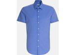 Seidensticker Uomo Camicia Slim Fit Manica Corta