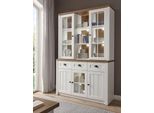 Buffet Armadio Buffet Provence 130Cm Pino Rovere Bianco Colorato Chiaro