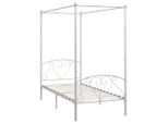 Syfax™ Giroletto Baldacchino Senza Materasso 100X200 Cm Metallo