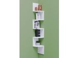 Scaffale Da Parete Mintis Bianco A. 123 X L. 20 X P. 20 Cm