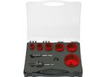 Set Di Seghe A Tazza Con Hss Bi-Metallo - Seghe A Tazza Da 22 - 29 - 35 - 44 - 51 - 68 Mm