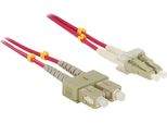 Delock Lwl Patchkabel Lc -> Sc 1.00M Multimode Duplex OM4