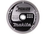 Lama Per Sega Circolare Makita Tct, Speciale, Tct Tct - 260 X 30 Mm - 100 Denti - Alluminio